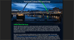 Desktop Screenshot of criticaldiscoursegroup.net